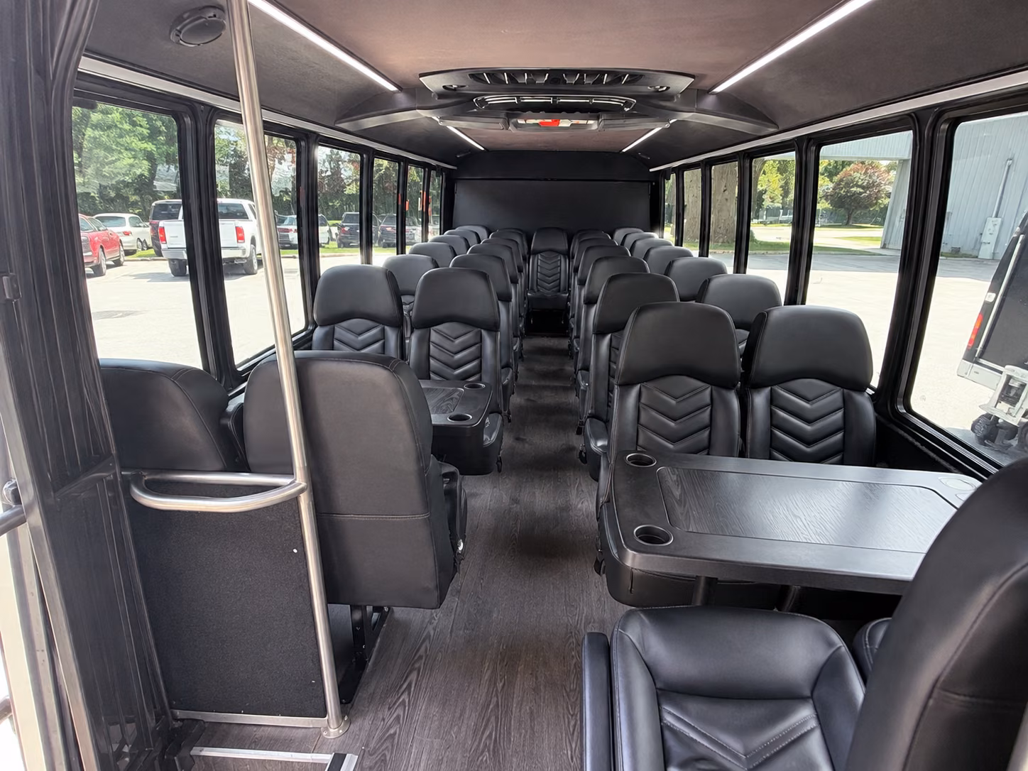 new britain 18 passenger minibus inside