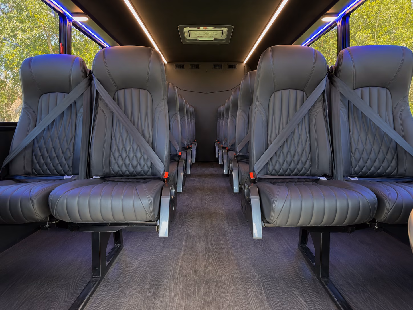 new britain 20 passenger minibus inside