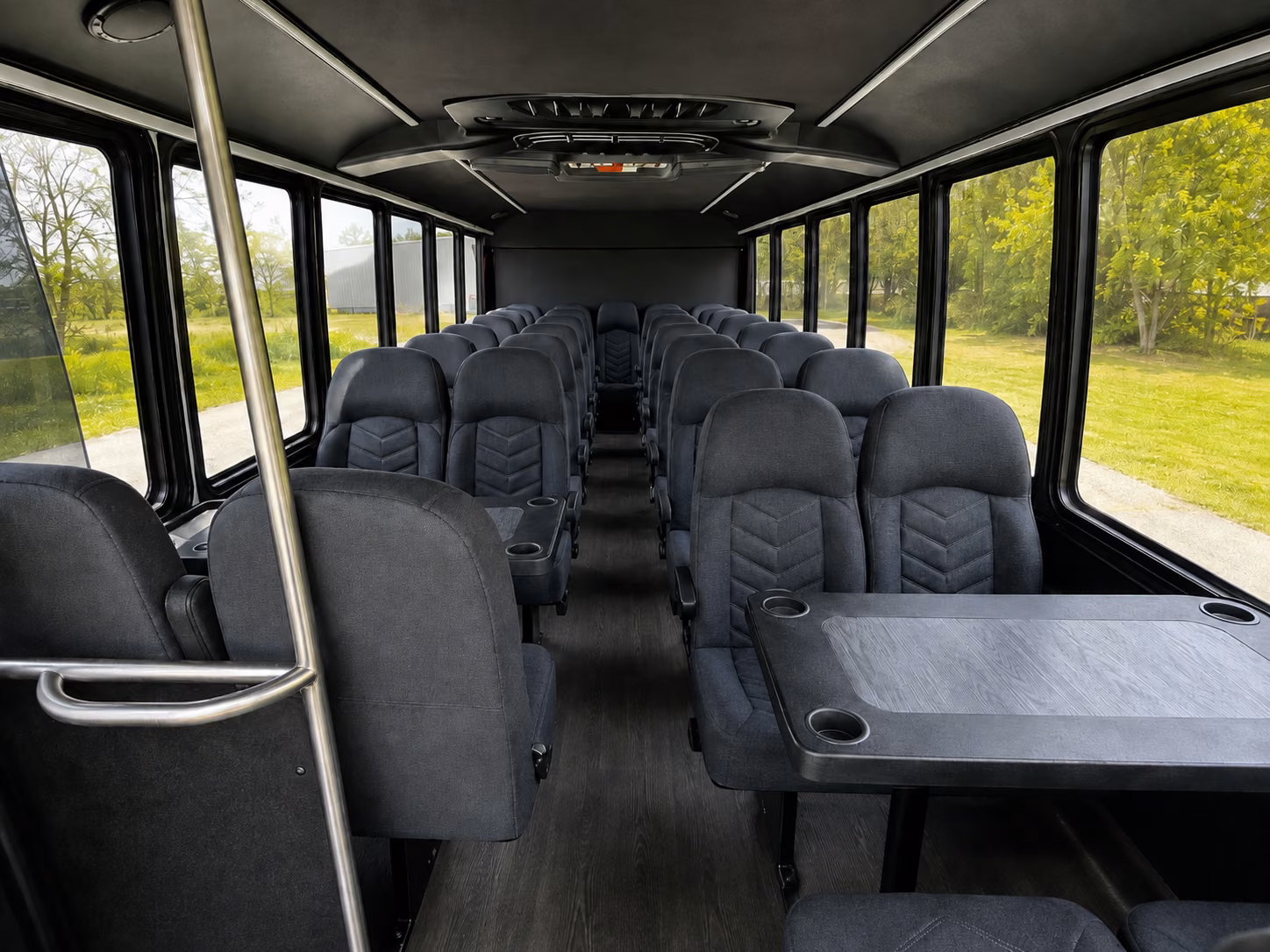 new britain 20 passenger minibus interior