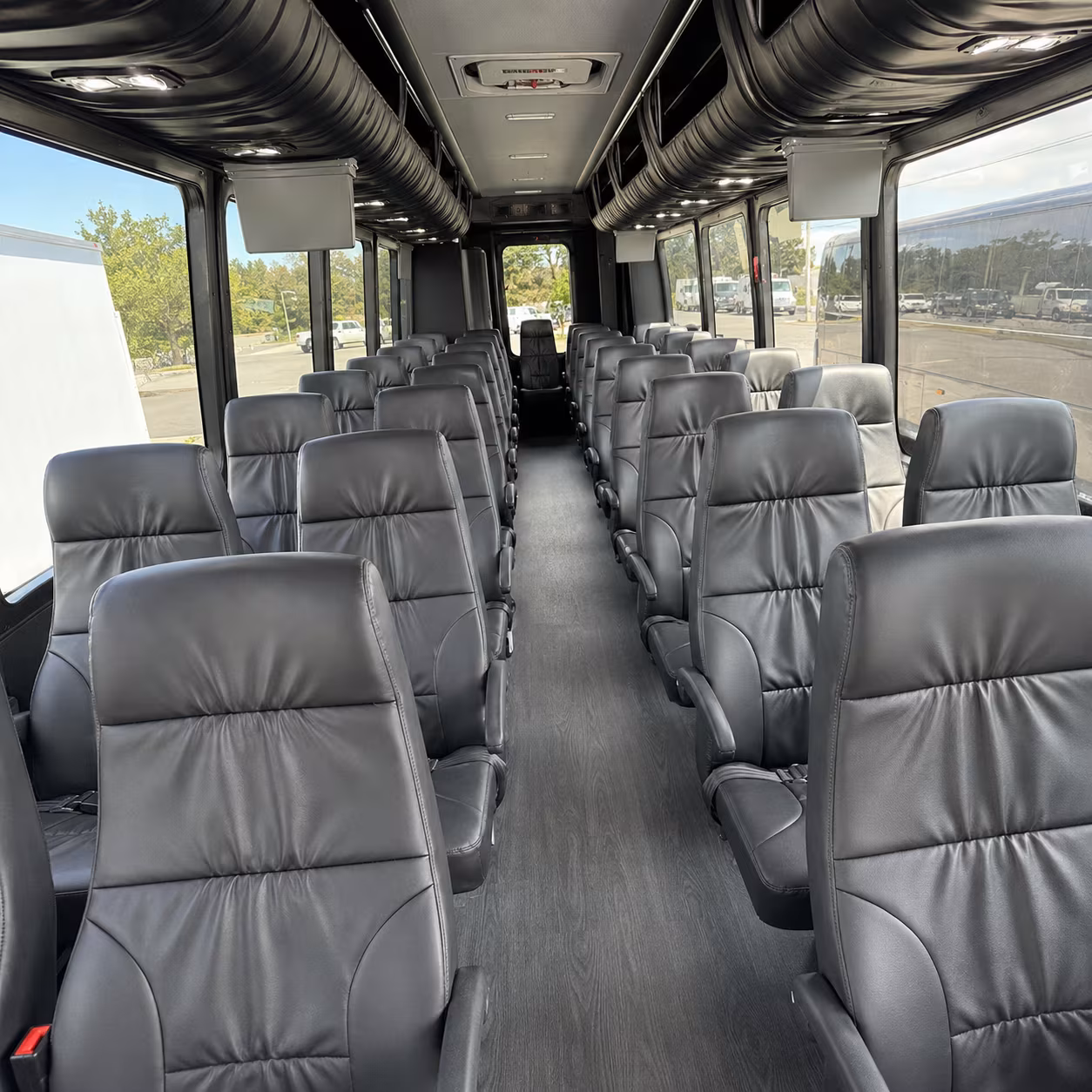 new britain 25 passenger minibus inside