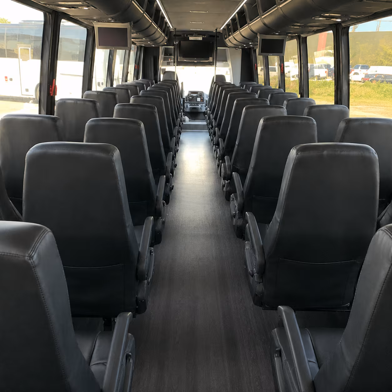 new britain 28 passenger minibus inside