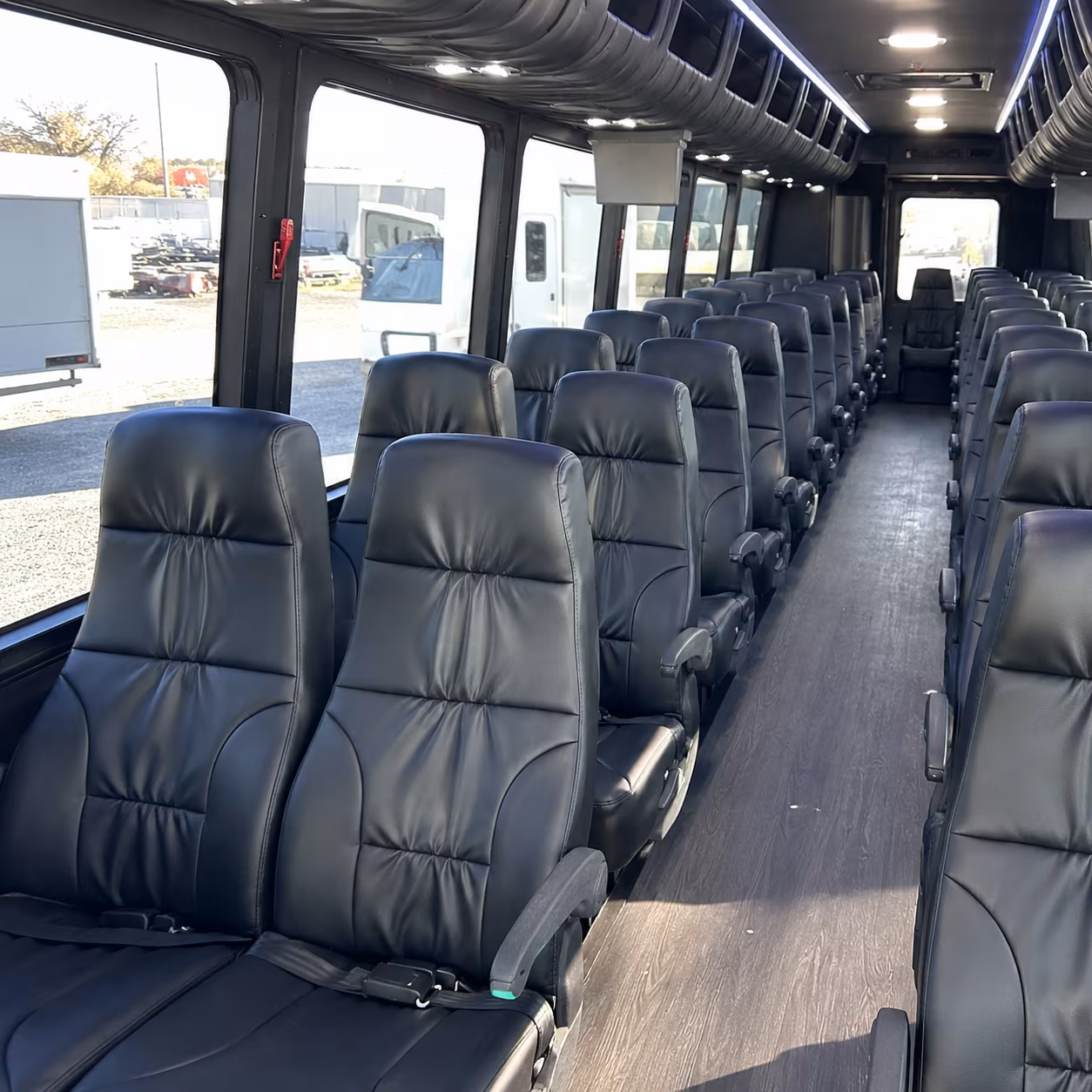 new britain 30 passenger minibus interior