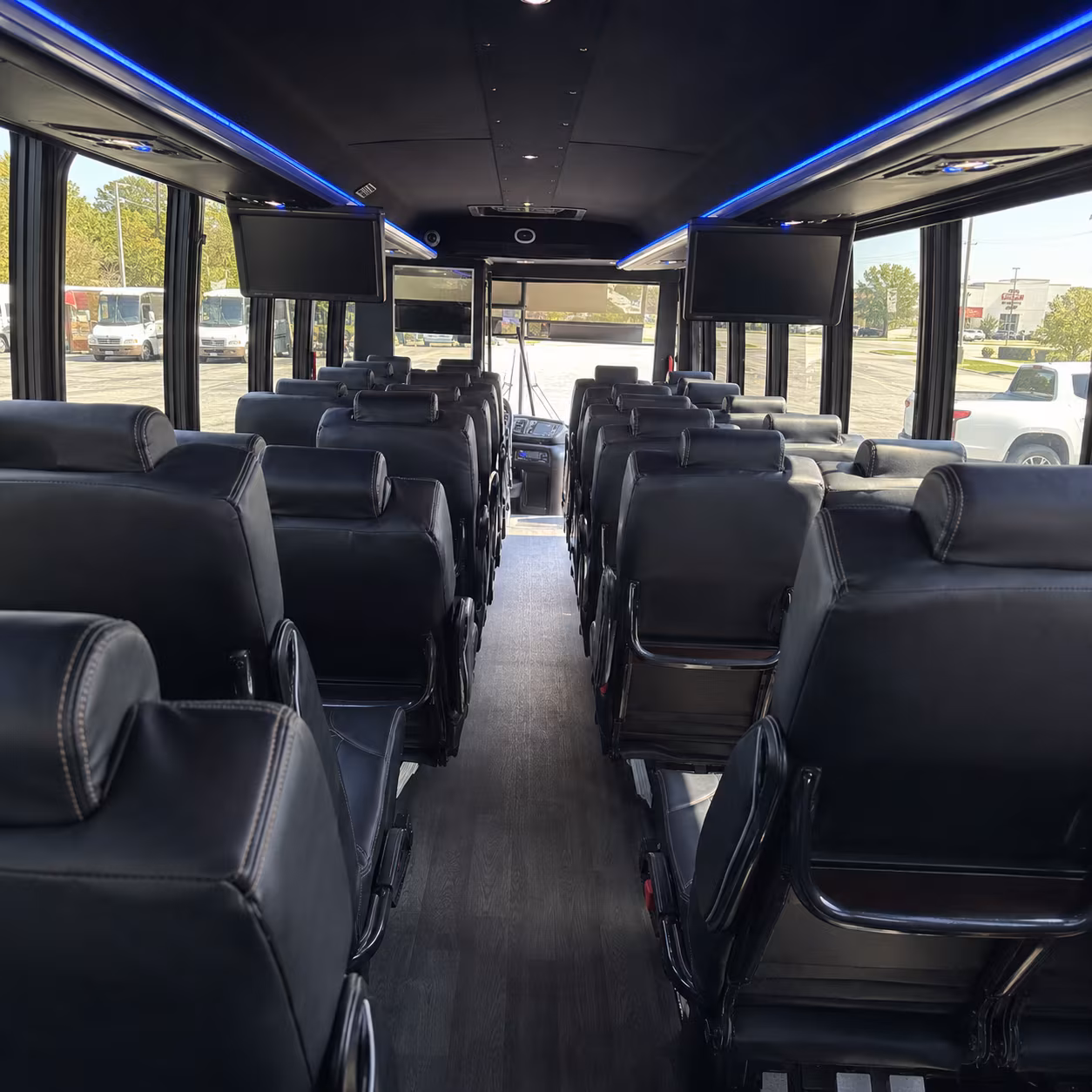 new britain 35 passenger minibus inside