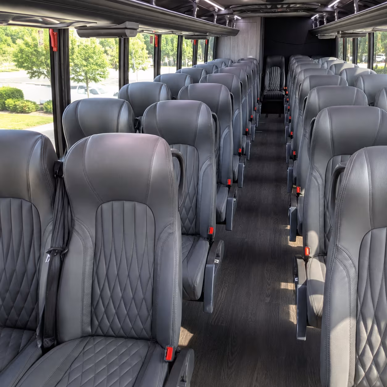 new britain 35 passenger minibus interior