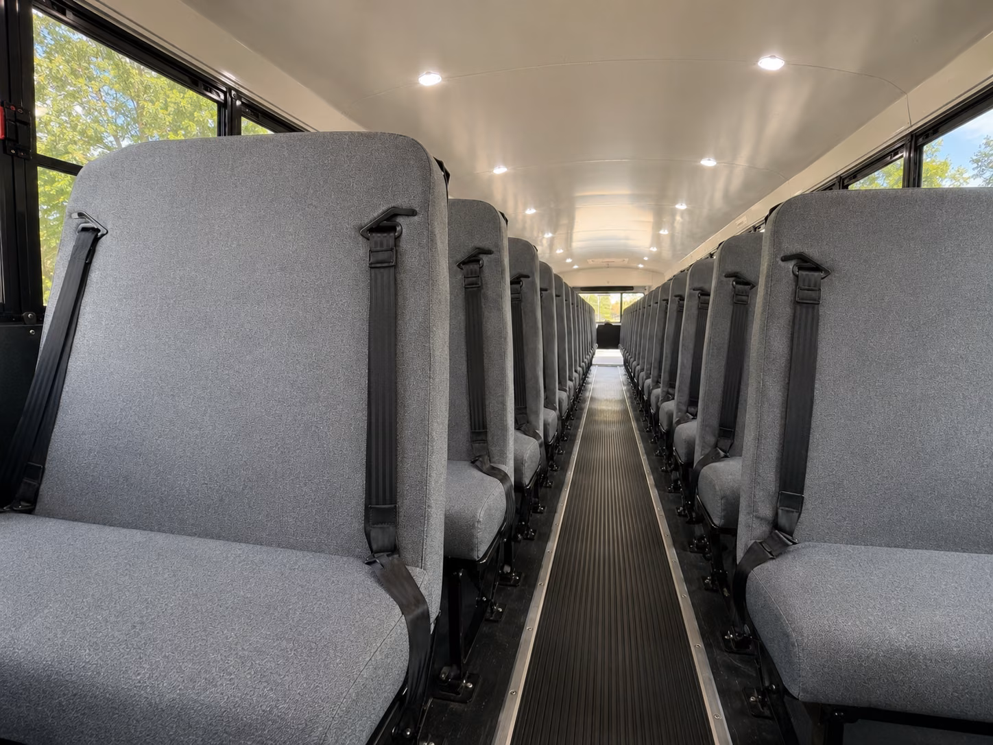 new britain school bus interior